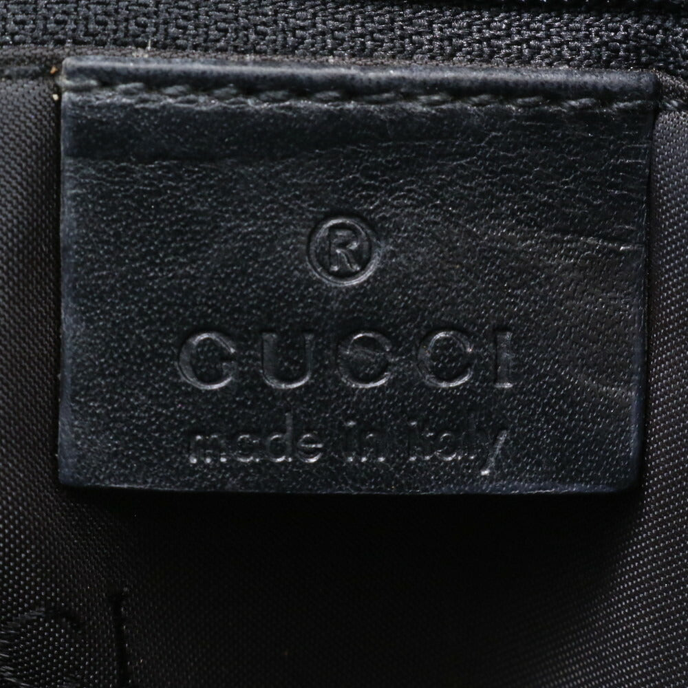 美品 グッチ バンブー レザー ハンドバッグ トート ブラック 黒 002 1016 レディース EEE CS27-2