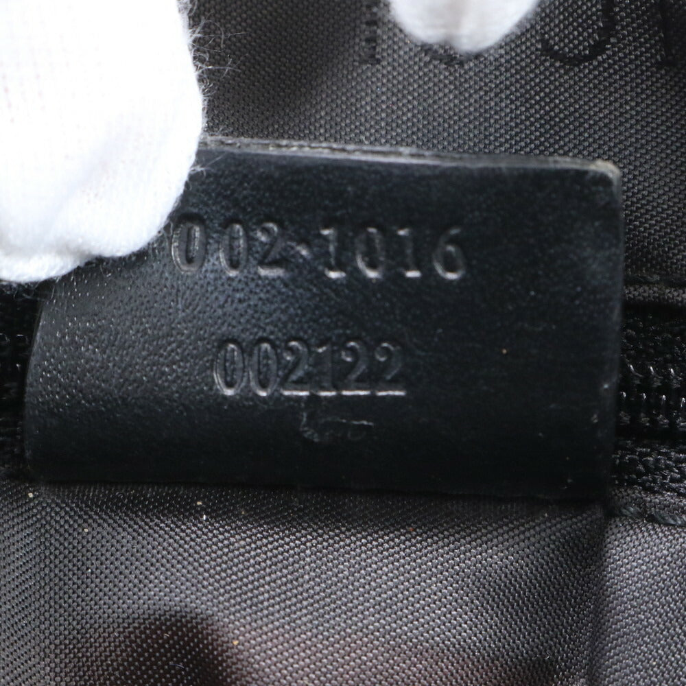 美品 グッチ バンブー レザー ハンドバッグ トート ブラック 黒 002 1016 レディース EEE CS27-2