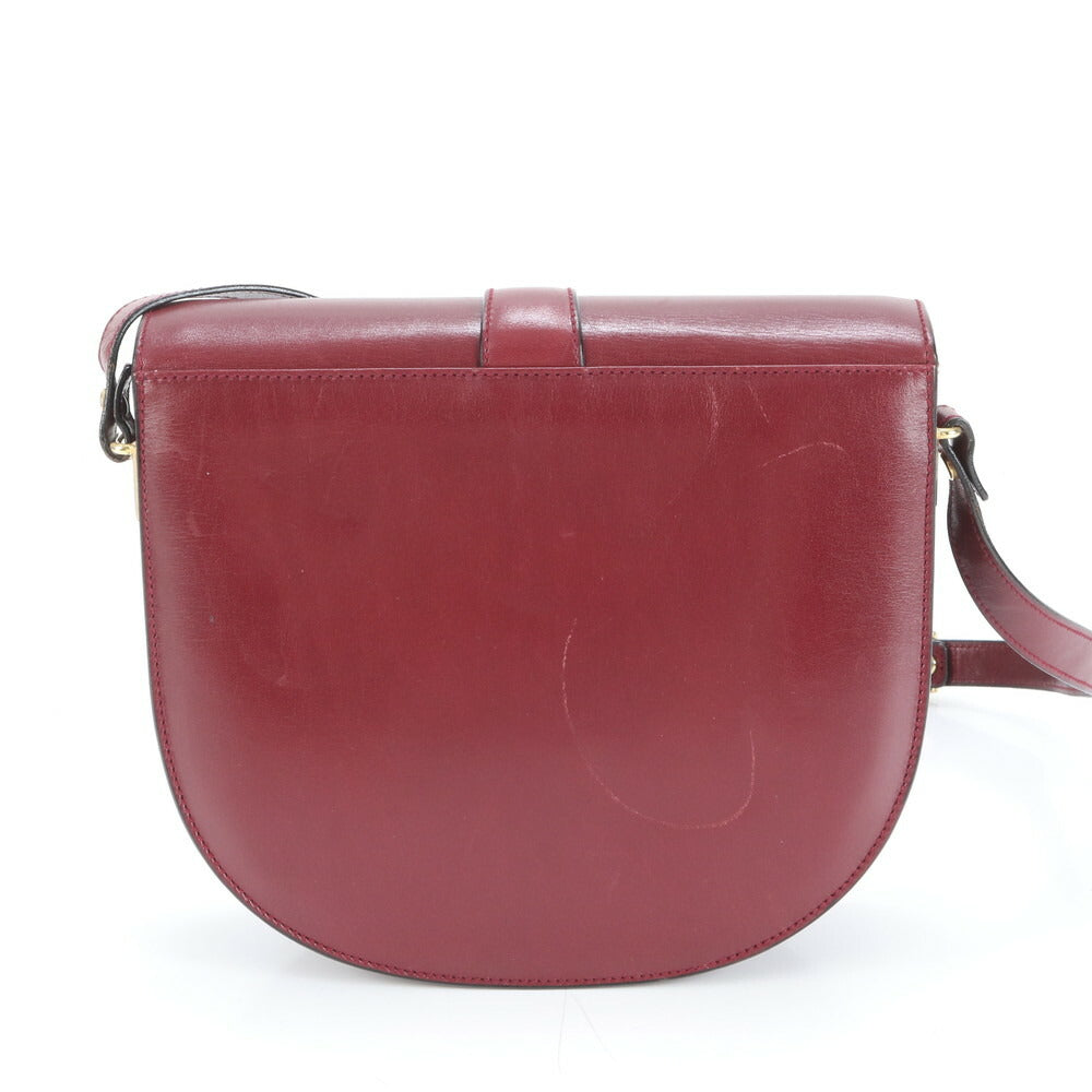 美品 ヴィンテージ バリー レザー ショルダーバッグ 斜め掛け クロスボディ ハンド トート ゴールド 金具 レディース RRE CS31-9