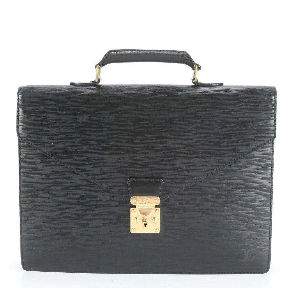 美品 ルイヴィトン エピ セルヴィエット アンバサダー M54412 レザー ビジネス バッグ 書類鞄 ブリーフケース A4 メンズ EUE CS35-4