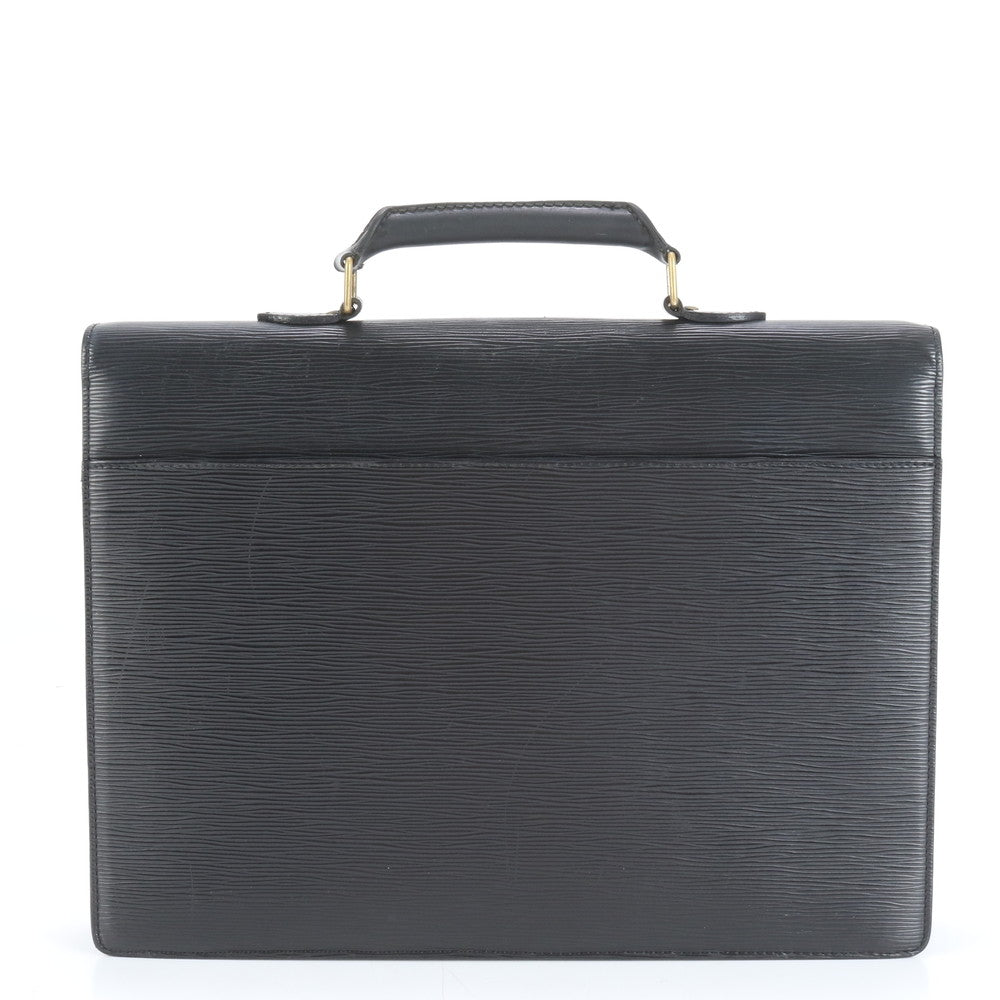 美品 ルイヴィトン エピ セルヴィエット アンバサダー M54412 レザー ビジネス バッグ 書類鞄 ブリーフケース A4 メンズ EUE CS35-4