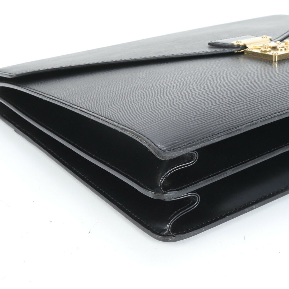 美品 ルイヴィトン エピ セルヴィエット アンバサダー M54412 レザー ビジネス バッグ 書類鞄 ブリーフケース A4 メンズ EUE CS35-4