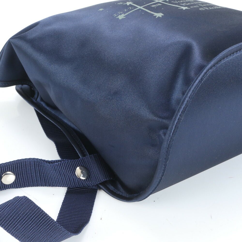 極美品 エルメス 星を巡る旅展 1999年 限定 リュックサック リュック ショルダー バッグ ネイビー 紺 A4 レディース EUM CT3-10