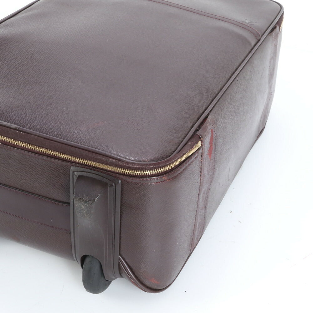 美品 ルイヴィトン タイガ ペガス55 アカジュー M23266 レザー スーツケース バッグ 出張 旅行 メンズ レディース RRM CT8-10