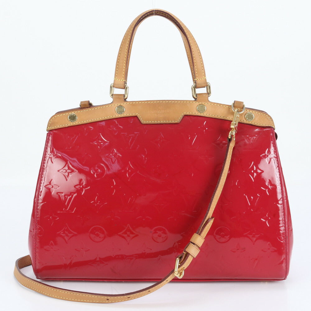 美品 ルイヴィトン モノグラム ヴェルニ ブレア MM レザー 2WAY ショルダーバッグ 斜め掛け レディース トート 革 VVV CT9-8