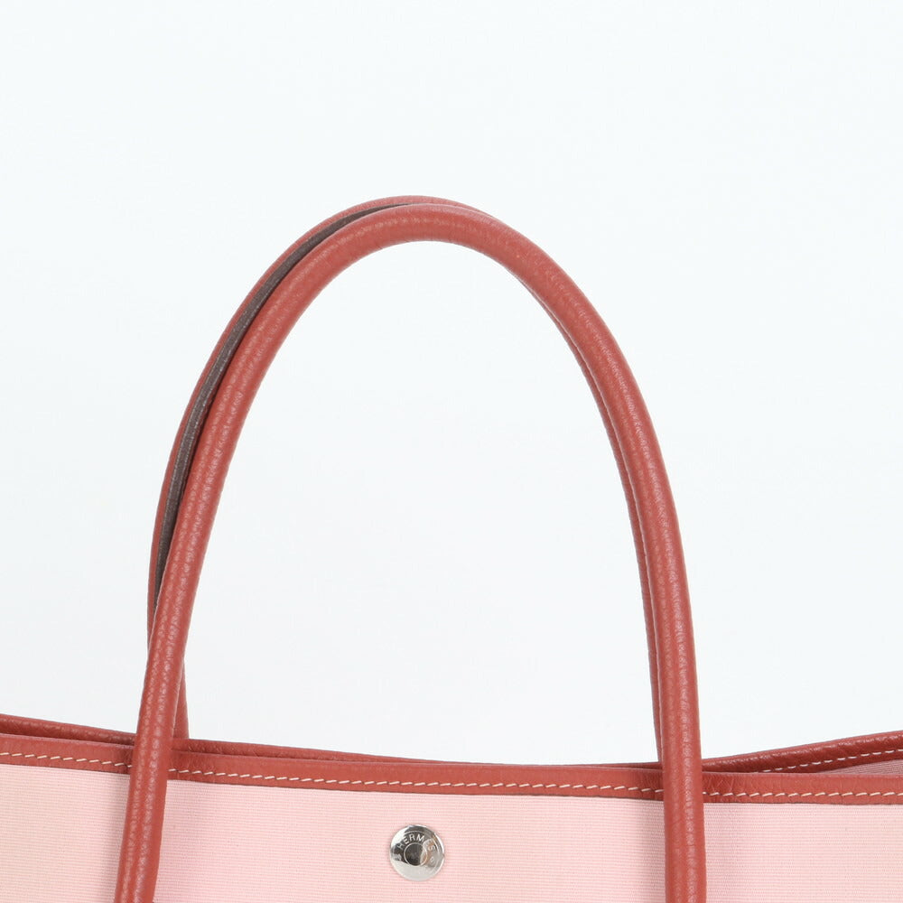 美品 エルメス T 刻印 ガーデンパーティ PM トワルオフィシエ レザー トート バッグ 肩掛け ショルダー A4 レディース VEE CT26-3