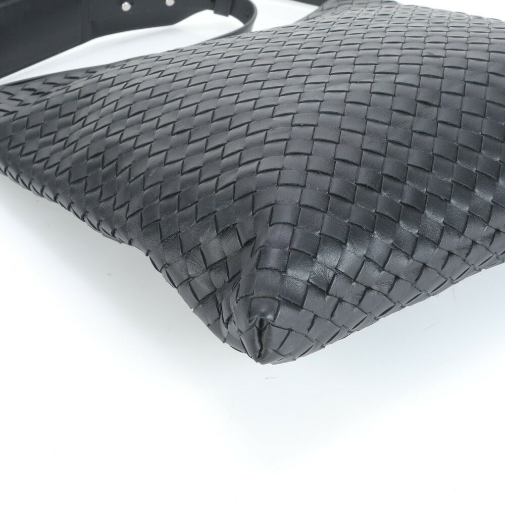 未使用 ボッテガヴェネタ イントレチャート 編みこみ レザー ビジネス バッグ 斜め掛け メッセンジャー ビジネス A4 メンズ VEE CT30-3