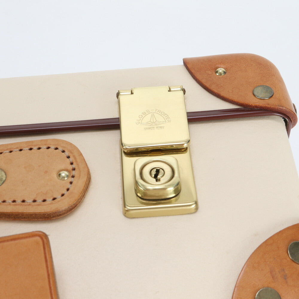 極美品 現行品 グローブトロッター サファリ エアキャビン レザー トランク ハードケース バッグ 出張 旅行 A4 メンズ REE CU2-4