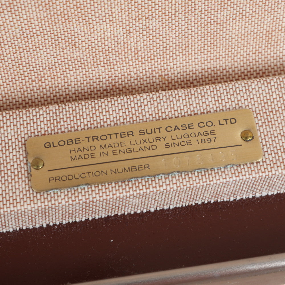 極美品 現行品 グローブトロッター サファリ エアキャビン レザー トランク ハードケース バッグ 出張 旅行 A4 メンズ REE CU2-4