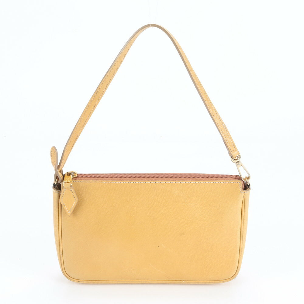 極美品 ハイクラス レザー ショルダーバッグ 肩掛け アクセサリー ポーチ アクセポ ワンショルダー ハンド レディース EUE CV4-4