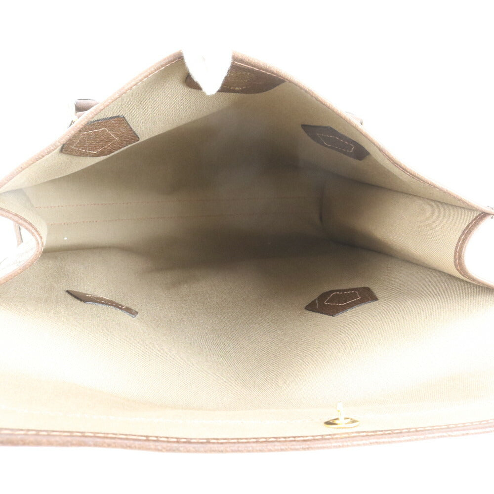 極美品 ヴィンテージ オールド グッチ GG スプリーム レザー トート バッグ ショルダー ビジネス 通勤 書類鞄 A4 メンズ EUE CV3-6