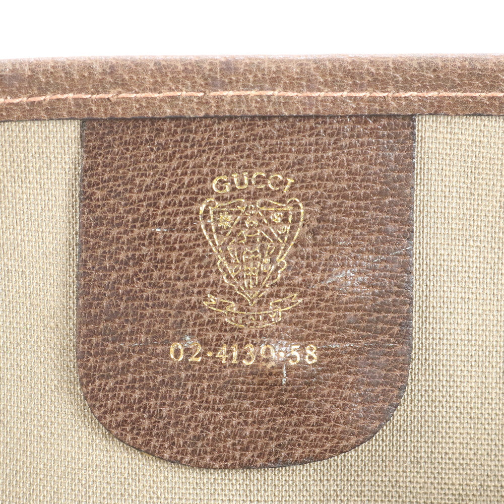 極美品 ヴィンテージ オールド グッチ GG スプリーム レザー トート バッグ ショルダー ビジネス 通勤 書類鞄 A4 メンズ EUE CV3-6