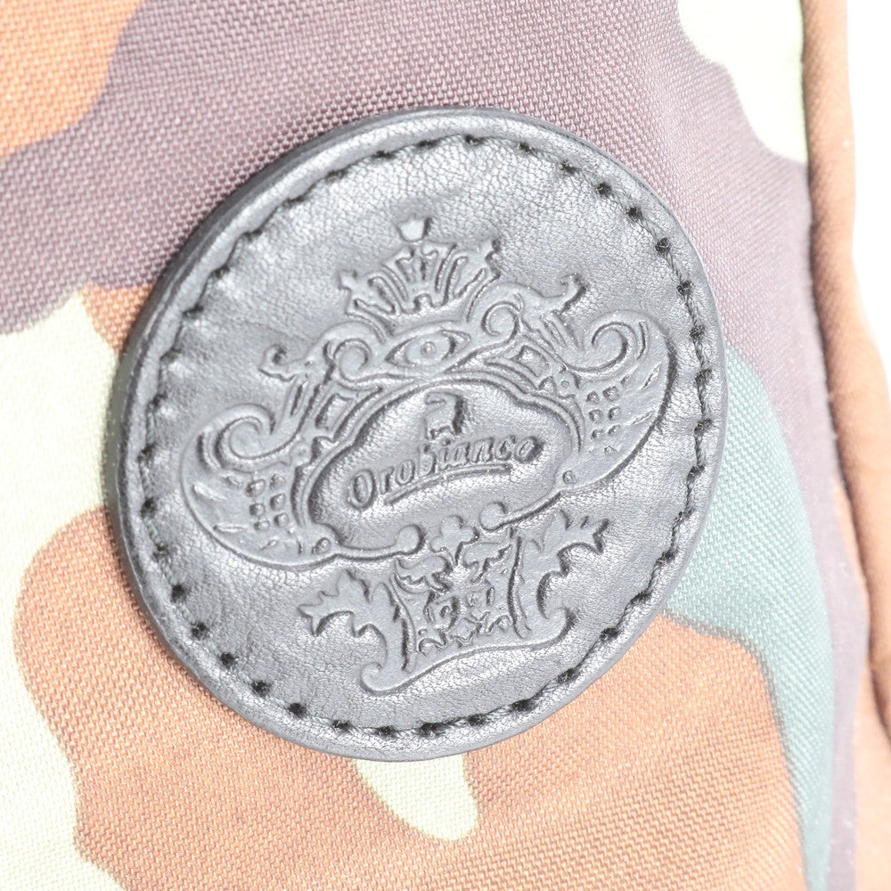 極美品 オロビアンコ ベノス 迷彩 カモフラージュ レザー 2WAY トート バッグ 斜め掛け ショルダー 書類鞄 A4 メンズ EUE CV4-7