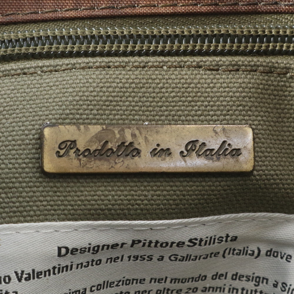 極美品 オロビアンコ ベノス 迷彩 カモフラージュ レザー 2WAY トート バッグ 斜め掛け ショルダー 書類鞄 A4 メンズ EUE CV4-7