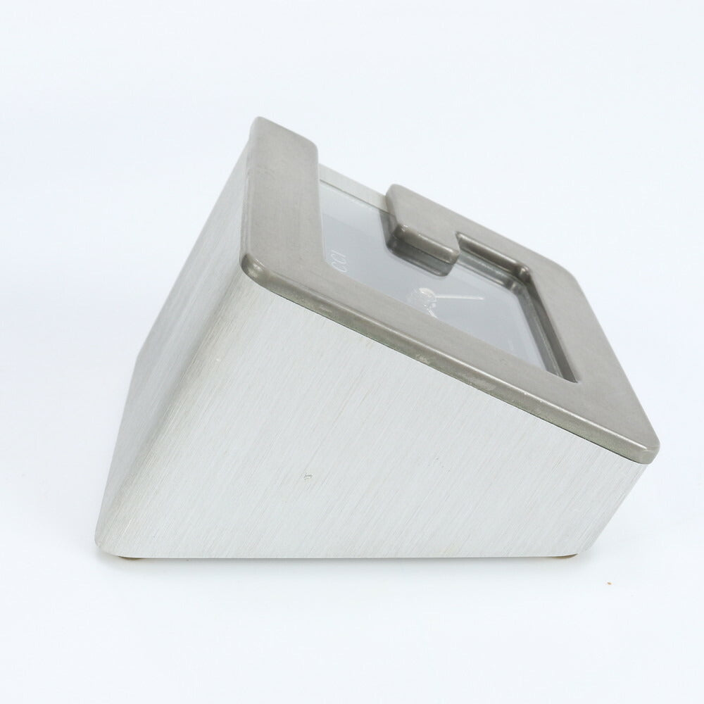 グッチ スイス製 Gロゴ 置時計 トラベル クロック ウォッチ アラーム付 インテリア シルバー 20263 メンズ レディース EEE CV3-4