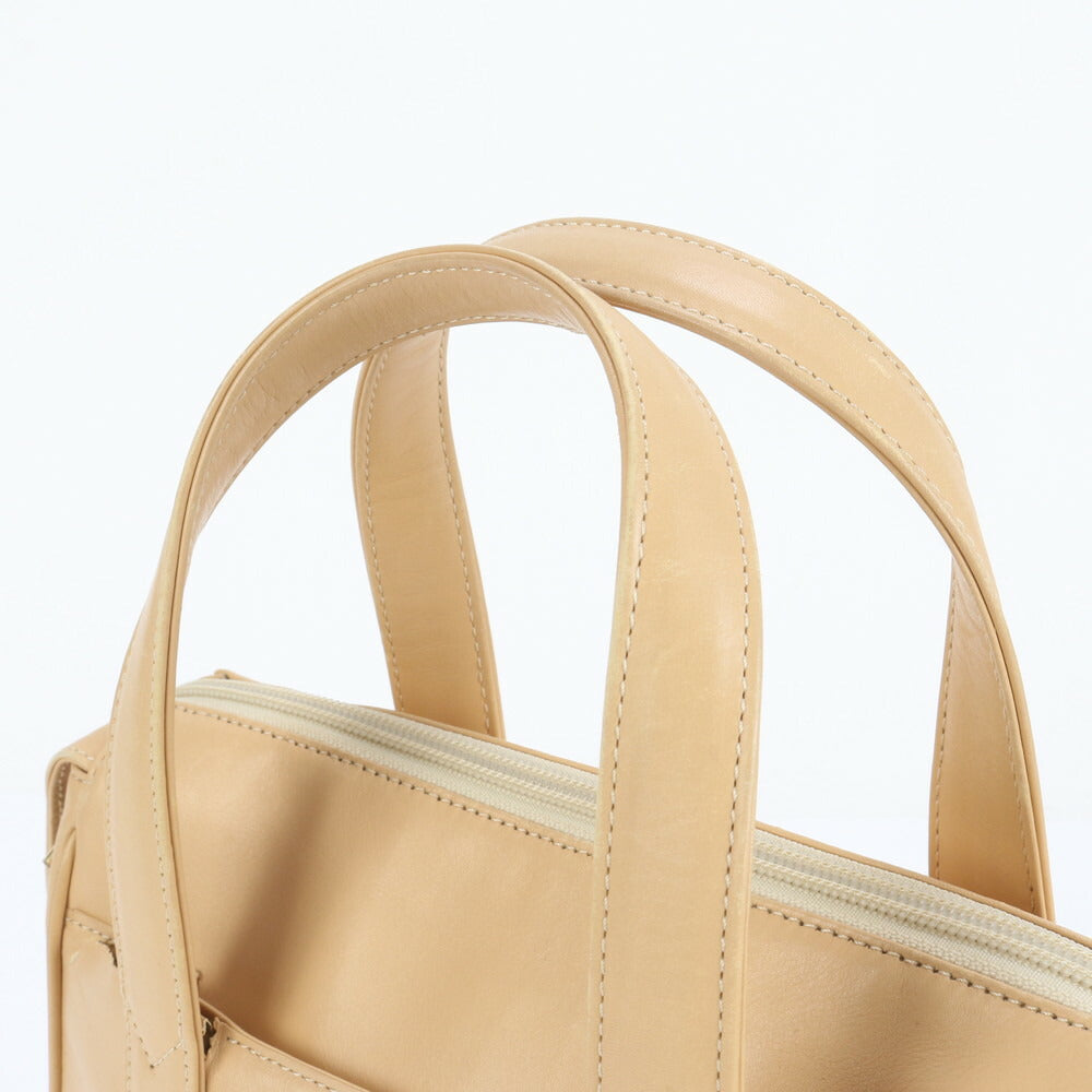 クリスチャンディオール レディディオール レザー ハンドバッグ トート ベージュ ゴールド 金具 本革 レディース EEE CV5-5