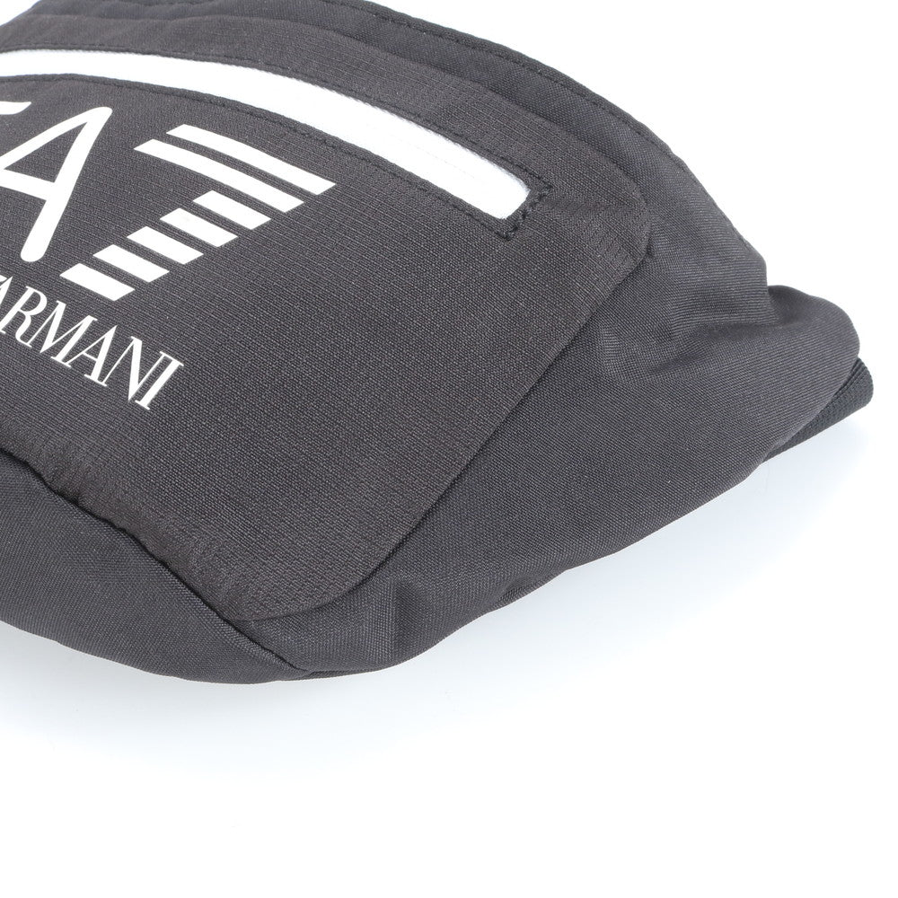 新品同様 エンポリオ・アルマーニ EA7 ウエスト バッグ ボディ ウエストポーチ ショルダー トート ブラック 黒 メンズ ERE CV6-8