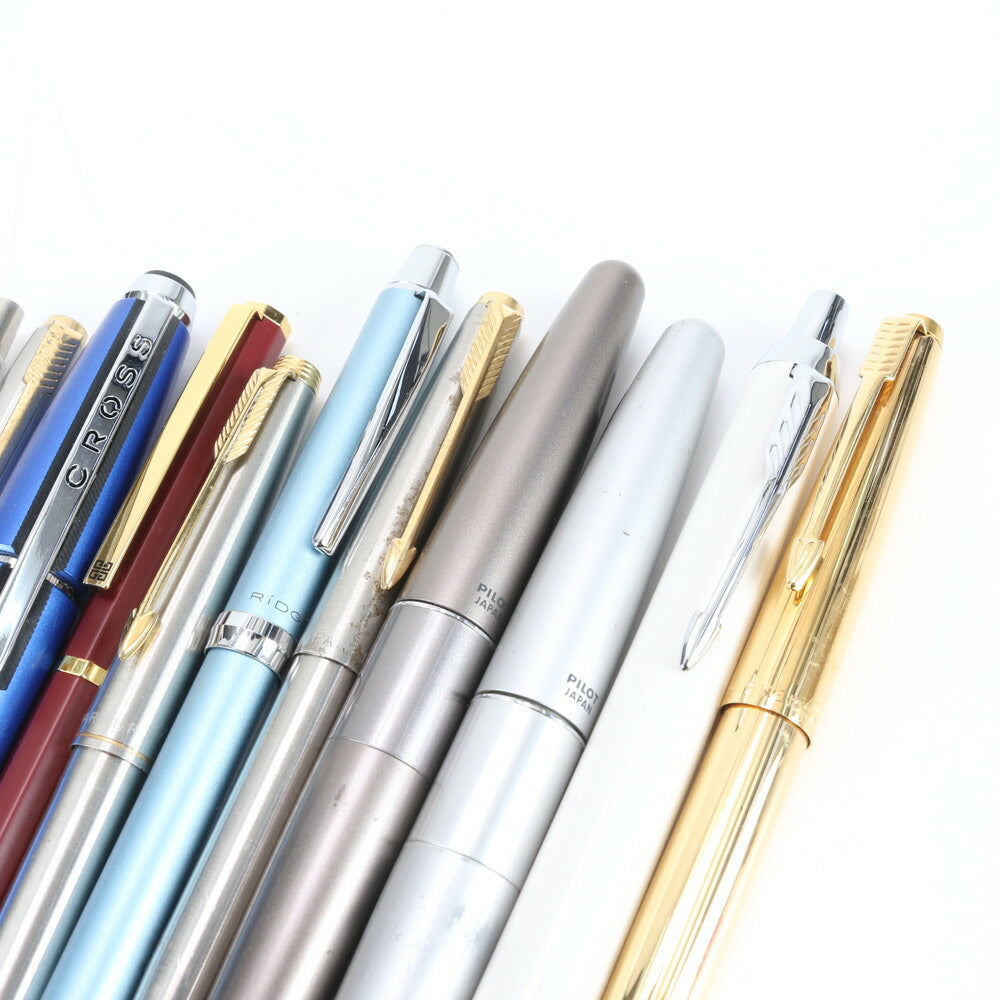 まとめ 12点 セット パイロット パーカー ジバンシー クロス などボールペン 筆記用具 文房具 ビジネス メンズ レディース EEE CV13-5