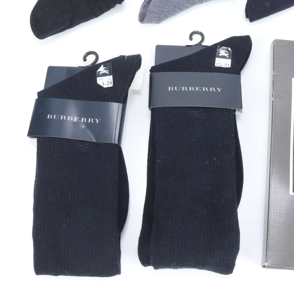 新品同様 まとめ 8点 セット クリスチャンディオール バーバリー など 靴下 シューズ ソックス メンズ レディース ERE CV12-10