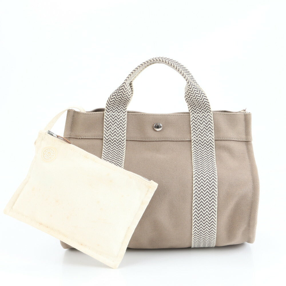 極美品 エルメス カンヌ PM ポーチ付 トート バッグ 肩掛け ショルダー ハンド ブラウン 茶色 レディース EUE CV14-5