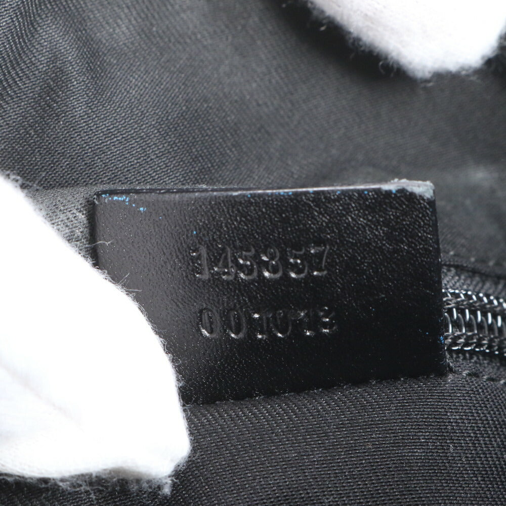 極美品 グッチ GG キャンバス レザー ショルダーバッグ 斜め掛け メッセンジャー ビジネス 通勤 トート 145857 メンズ EUE CV15-8