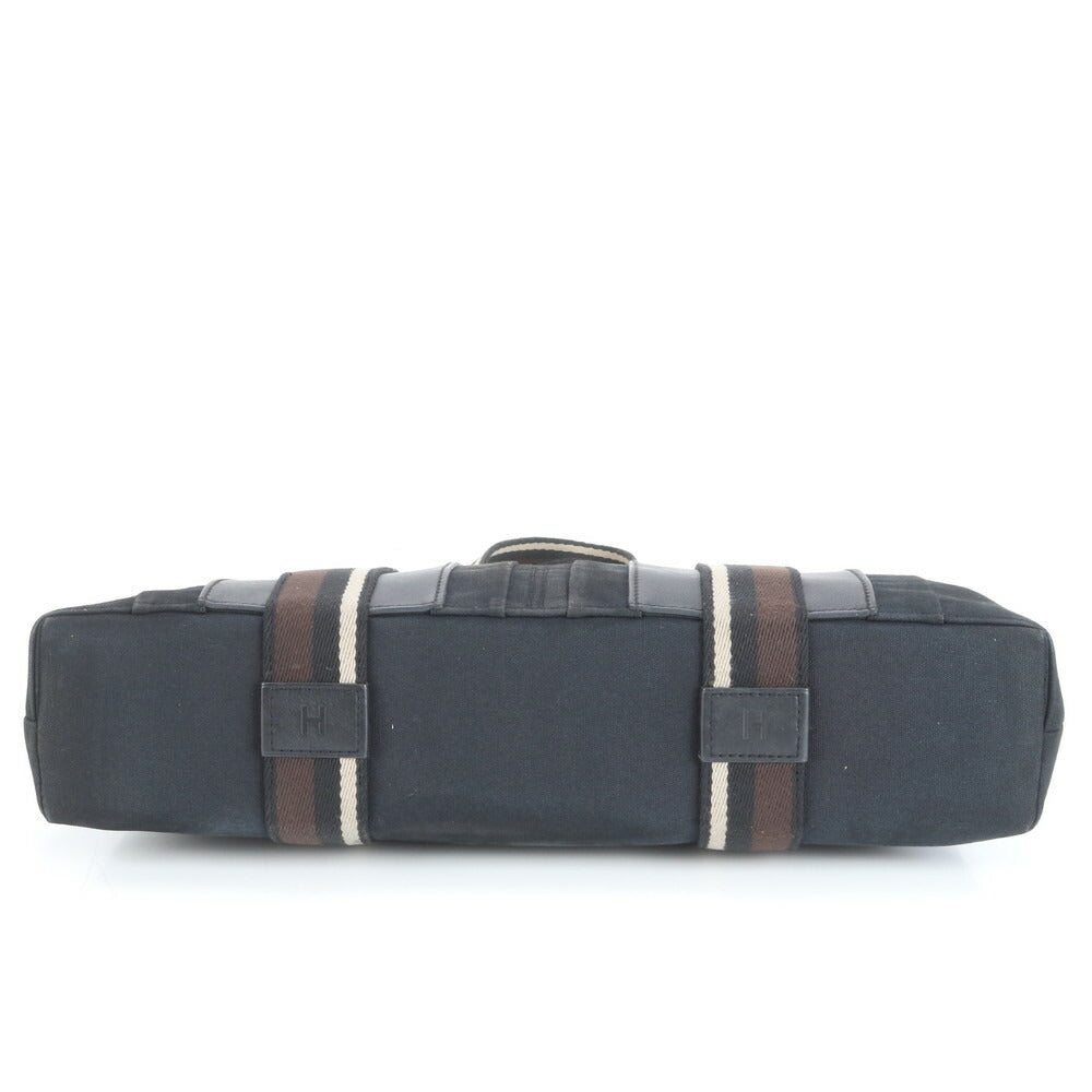 極美品 エルメス トロカホリゾンタル MM トート バッグ 肩掛け ショルダー ハンド ブラック 黒 A4 レディース EUE CV15-10