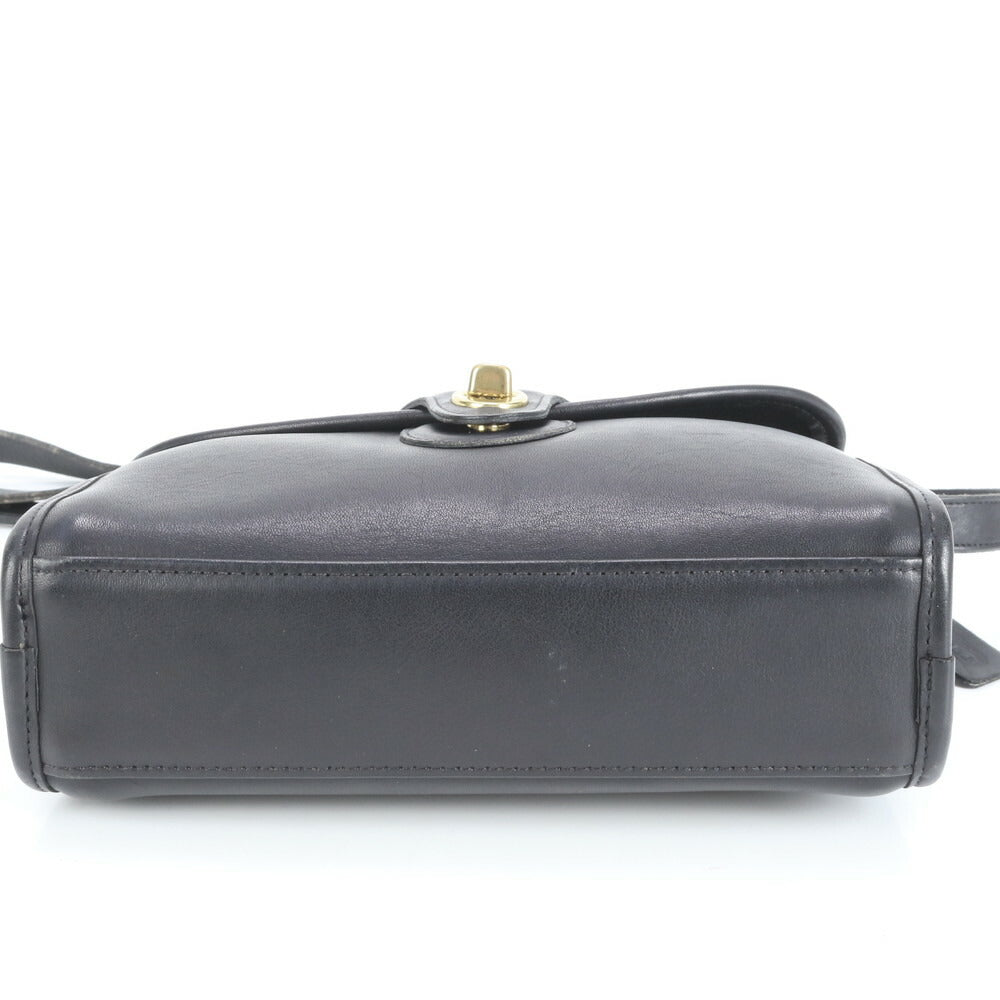 極美品 ヴィンテージ オールド コーチ アメリカ製 ターンロック レザー ショルダーバッグ 斜め掛け 9908 レディース EUE CV19-6