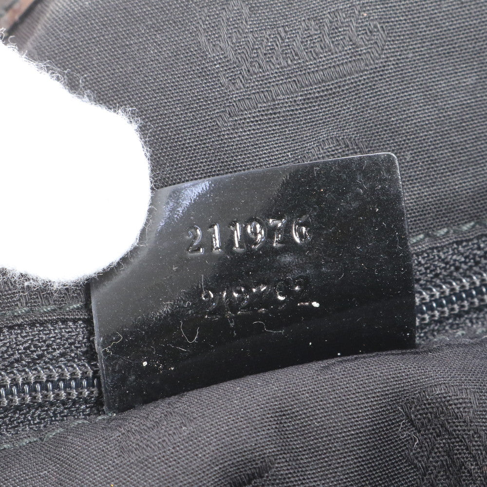 極美品 グッチ GG キャンバス ジョリー チャーム レザー トート バッグ 肩掛け ショルダー ハンド 211976 レディース EUE CV18-7