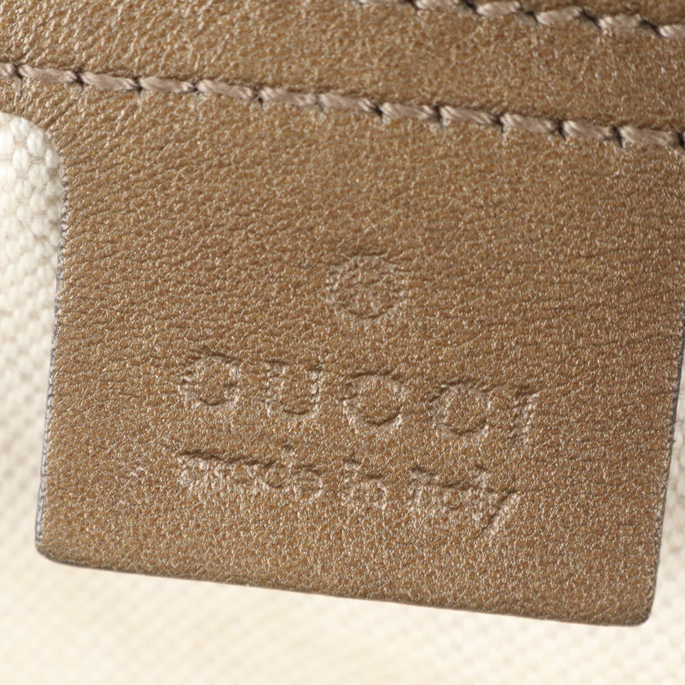 美品 グッチ GG キャンバス ハートビット 269957 レザー 2WAY トート バッグ 斜め掛け ショルダー ハンド A4 レディース EUE CV20-8