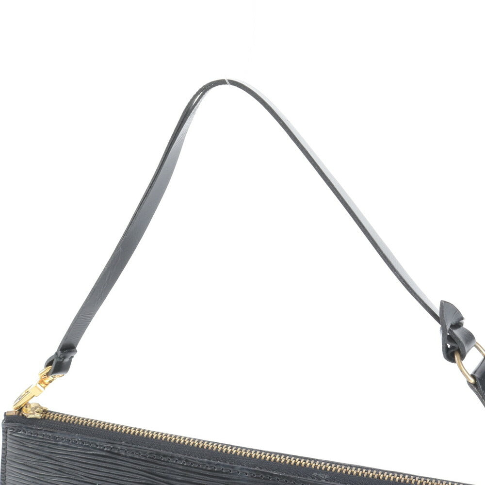 ルイヴィトン エピ ポシェット アクセソワール M52942 レザー ハンドバッグ トート アクセサリーポーチ 黒 レディース MME CV21-8