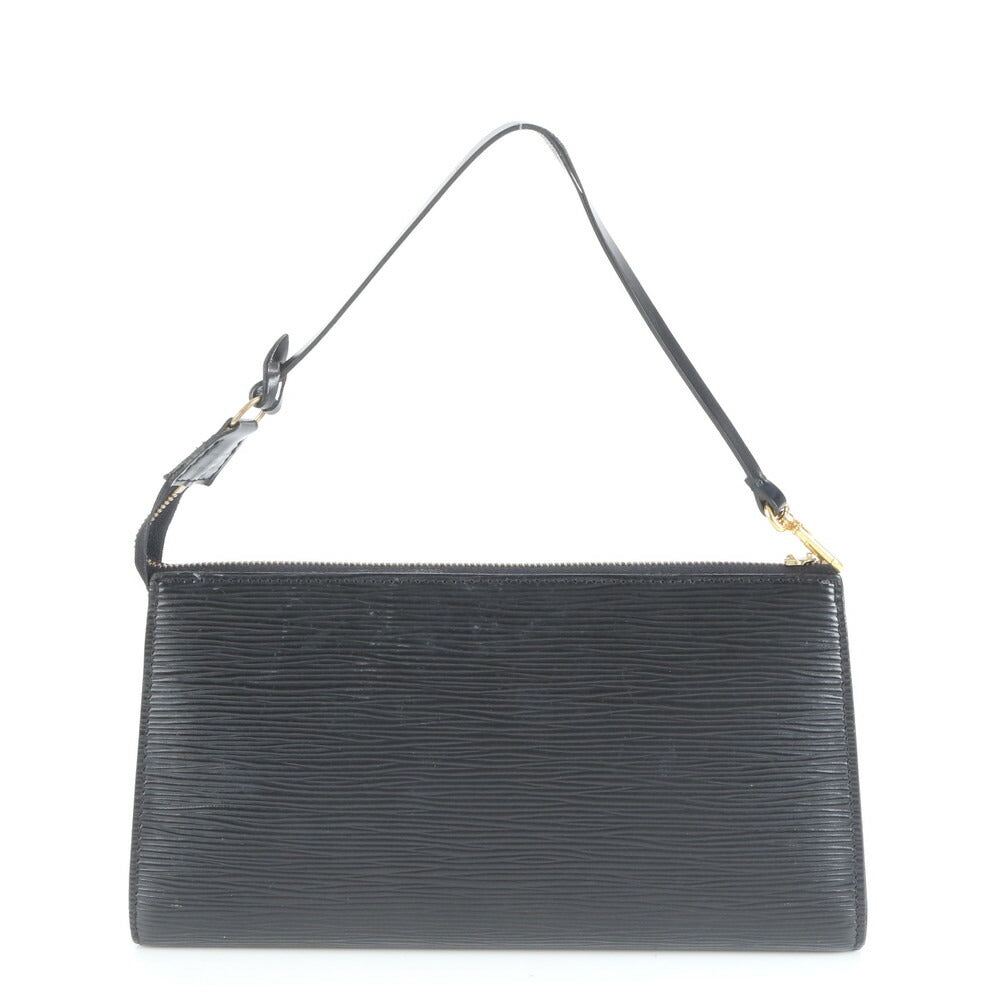 ルイヴィトン エピ ポシェット アクセソワール M52942 レザー ハンドバッグ トート アクセサリーポーチ 黒 レディース MME CV21-8