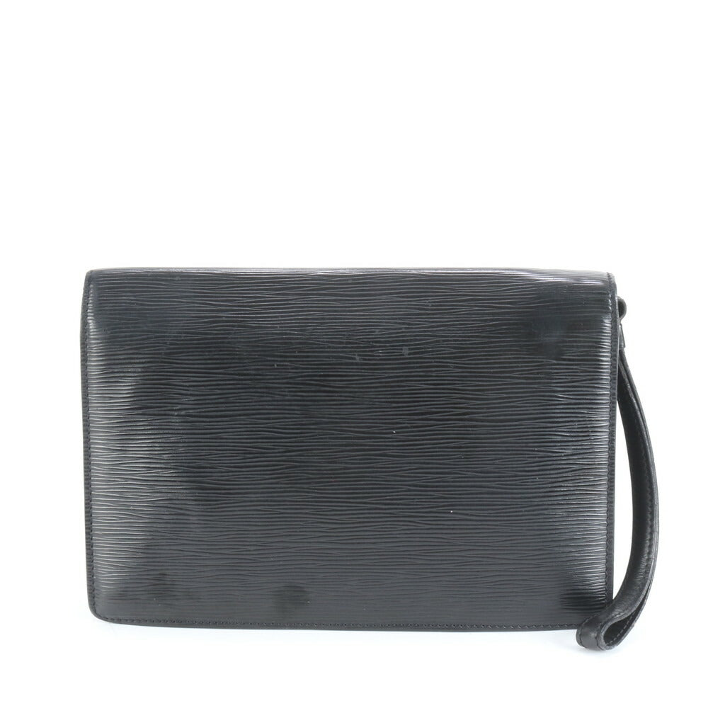 美品 ルイヴィトン エピ セリエ ドラゴンヌ M52612 レザー セカンドバッグ クラッチ ポーチ 通勤 ビジネス ブラック メンズ ERE CV34-5