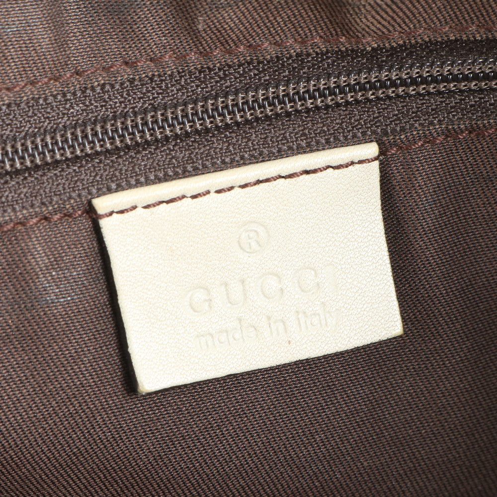 美品 グッチ GG キャンバス スーキー レザー トート バッグ 肩掛け ショルダー ハンド 211944 ベージュ レディース ERE CV33-8