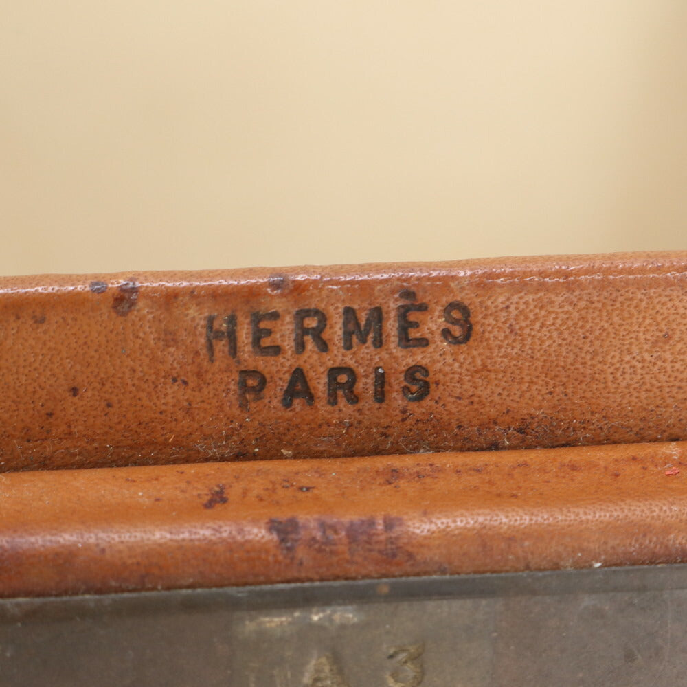 エルメス トワルアッシュ レザー トランク ハードケース ボストン バッグ スーツケース 出張 旅行 A4 トラベル メンズ EUE CV27-6