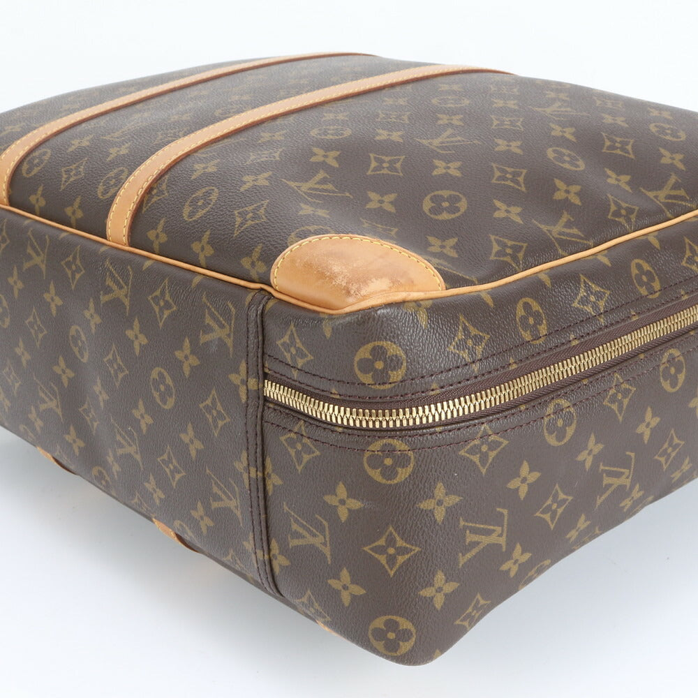 極美品 ルイヴィトン モノグラム シリウス 50 M41406 レザー ボストン バッグ 出張 旅行 トート ビジネス 紳士 A4 メンズ ERE CV31-2