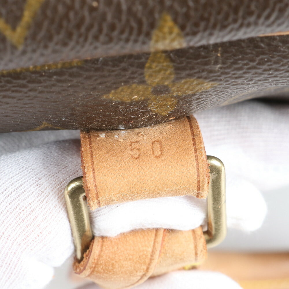 極美品 ルイヴィトン モノグラム シリウス 50 M41406 レザー ボストン バッグ 出張 旅行 トート ビジネス 紳士 A4 メンズ ERE CV31-2