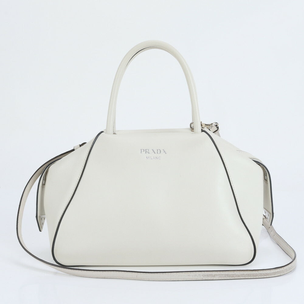 極美品 プラダ スーパーノヴァ ノヴァ レザー 2WAY トート バッグ 斜め掛け クロスボディ ハンド トート レディース RUE CV26-8