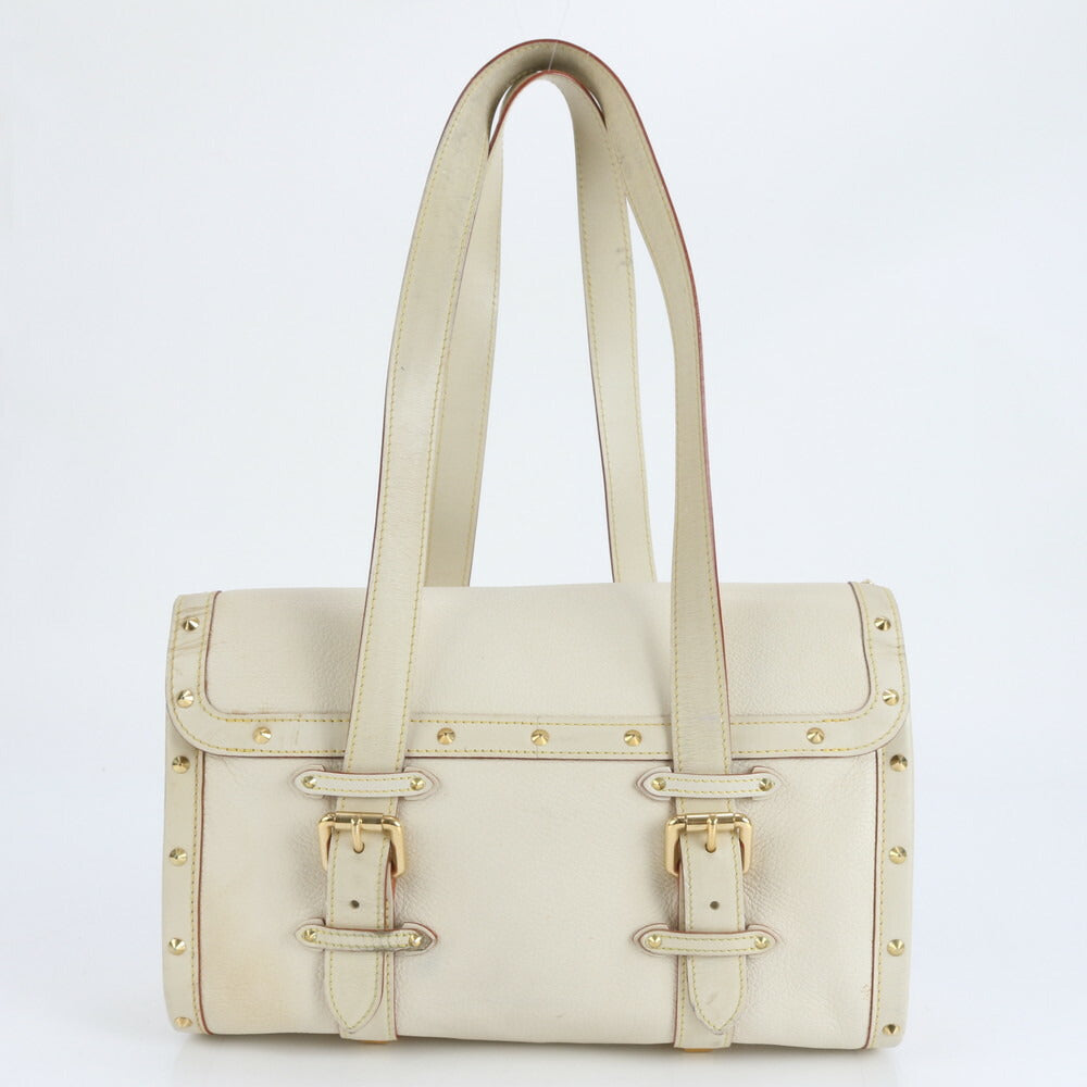 美品 ルイヴィトン スハリ エパヌイ GM M91854 レザー トート バッグ 肩掛け ショルダー ハンド ブロン 本革 レディース RUE CV25-6