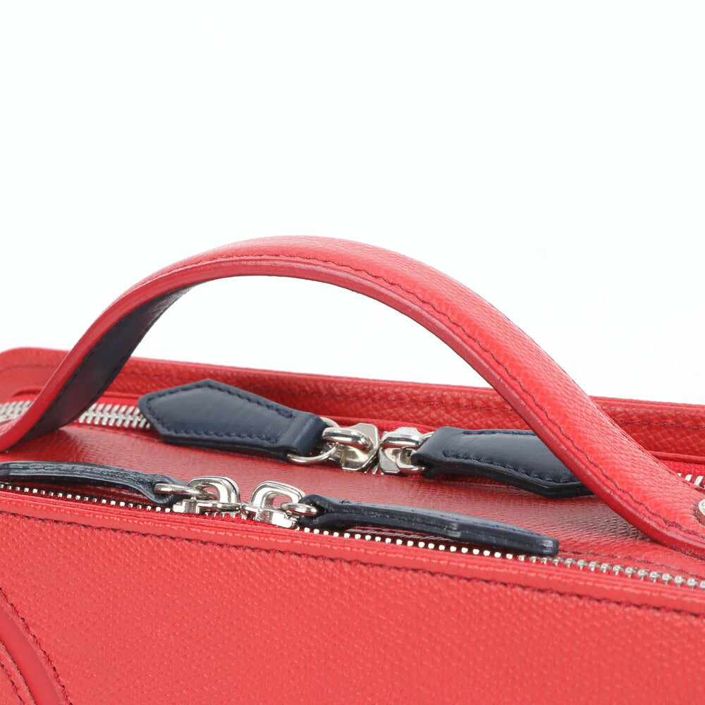 新品同様 カステルバジャック カルネ レザー セカンドバッグ クラッチ ポーチ 通勤 ビジネス メンズ ERE CV33-4