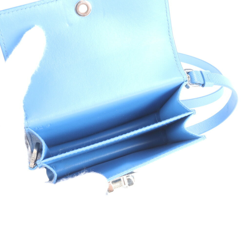 未使用 プラダ サフィアーノ レザー ショルダーバッグ 斜め掛け クロスボディ ウォレット 財布 カード 2ZH098 レディース RRE CV35-7