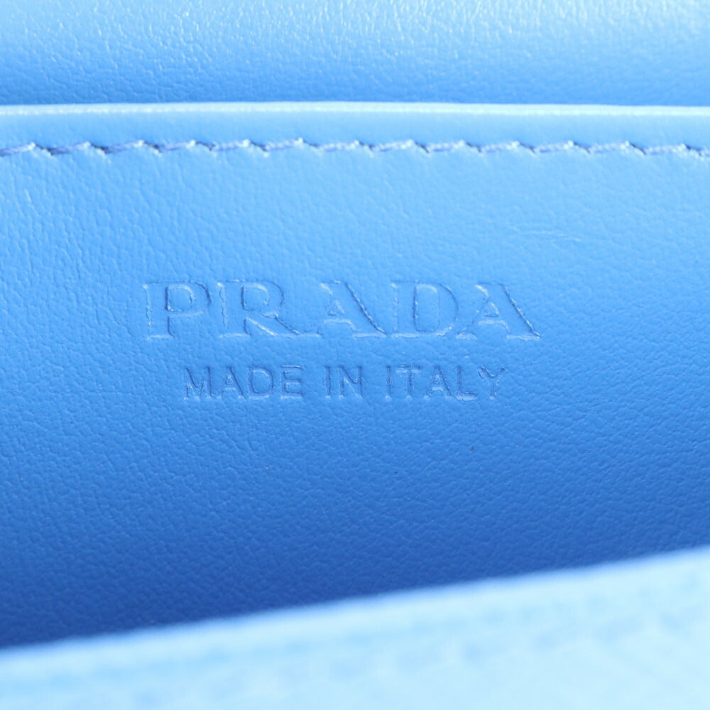 未使用 プラダ サフィアーノ レザー ショルダーバッグ 斜め掛け クロスボディ ウォレット 財布 カード 2ZH098 レディース RRE CV35-7