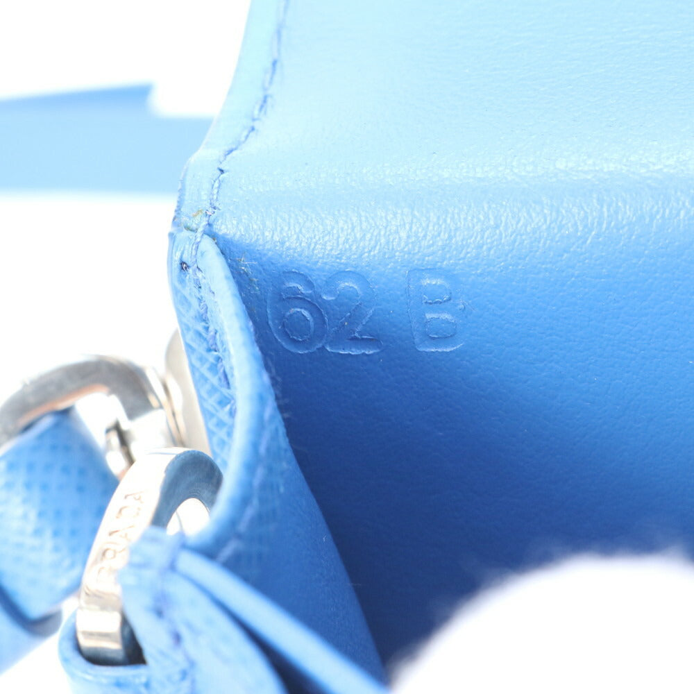 未使用 プラダ サフィアーノ レザー ショルダーバッグ 斜め掛け クロスボディ ウォレット 財布 カード 2ZH098 レディース RRE CV35-7