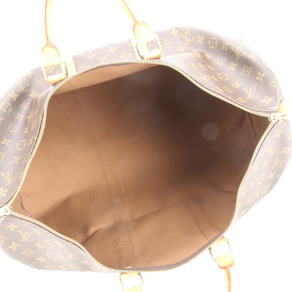 極美品 ルイヴィトン モノグラム キーポル 55 M41424 レザー ボストン バッグ 出張 旅行 トート ビジネス 紳士 A4 メンズ ERE CV31-3