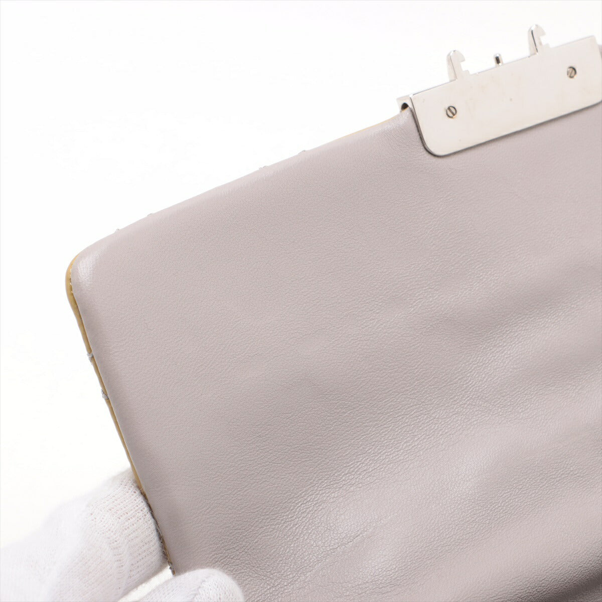 美品 クリスチャンディオール カナージュ ニューロック パテント レザー ショルダーバッグ 斜め掛け ハンド レディース EEE BS32-101