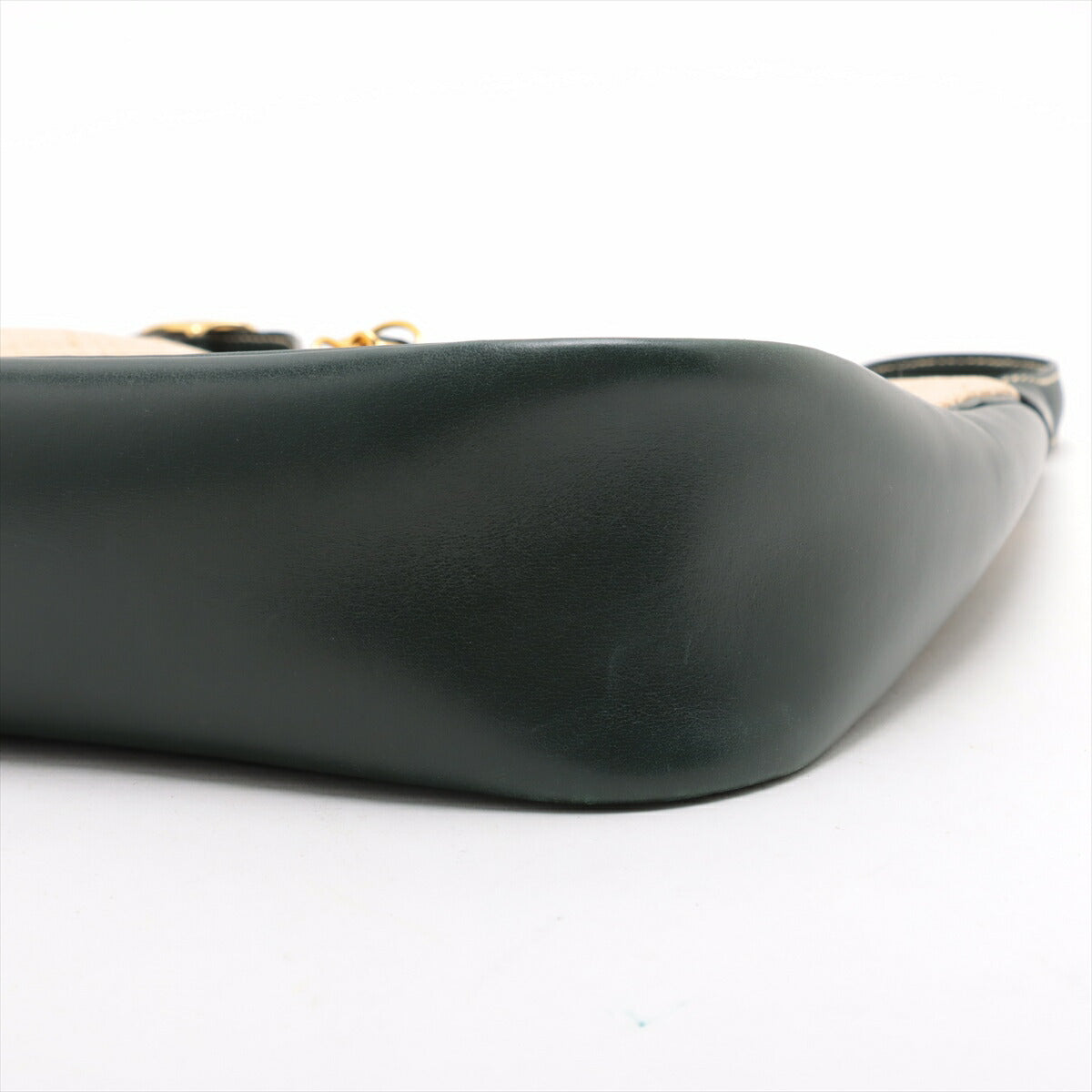 エルメス トリム 31 ストロー レザー ショルダーバッグ 肩掛け ベージュ グリーン トート ハンド レディース MMM BT30-133