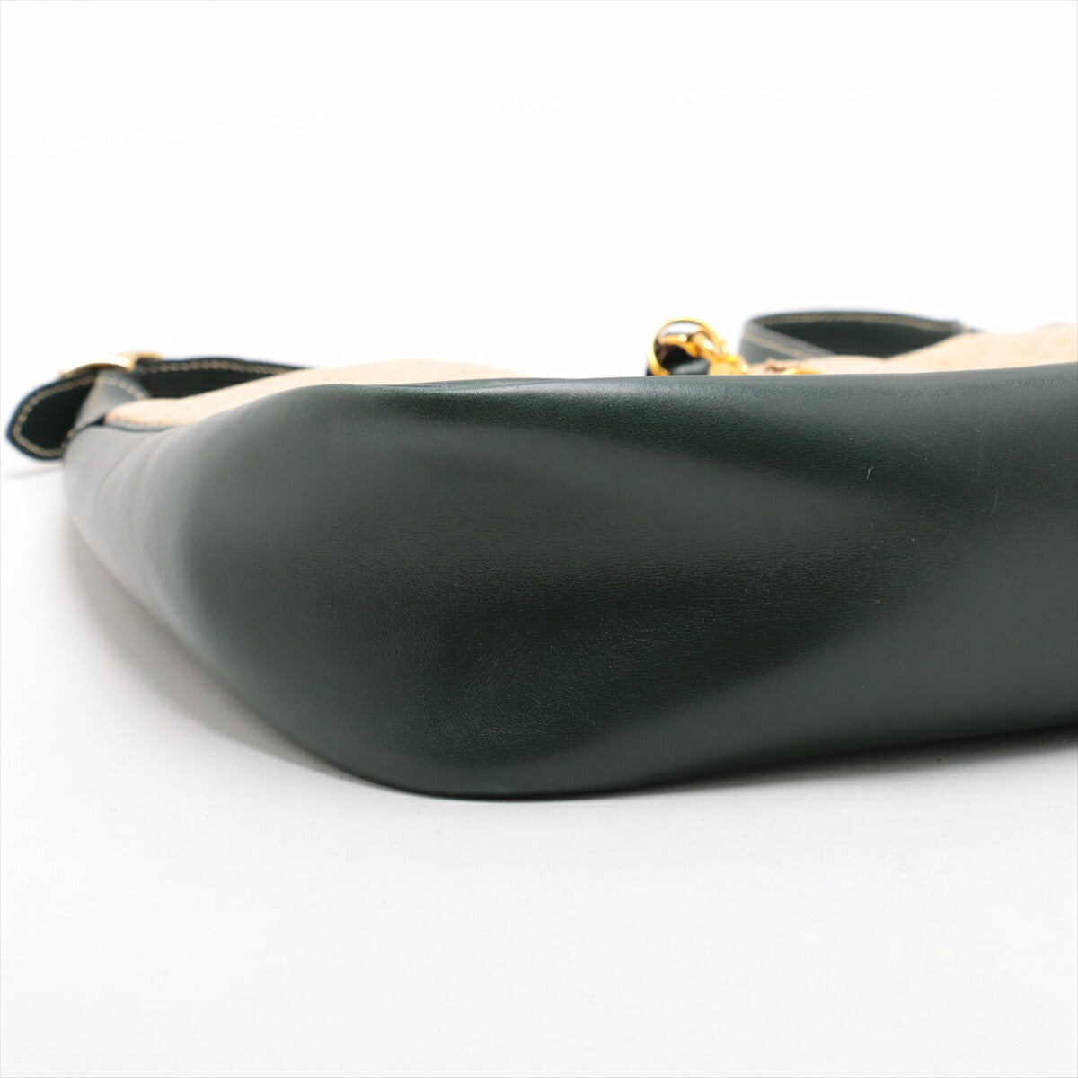 エルメス トリム 31 ストロー レザー ショルダーバッグ 肩掛け ベージュ グリーン トート ハンド レディース MMM BT30-133