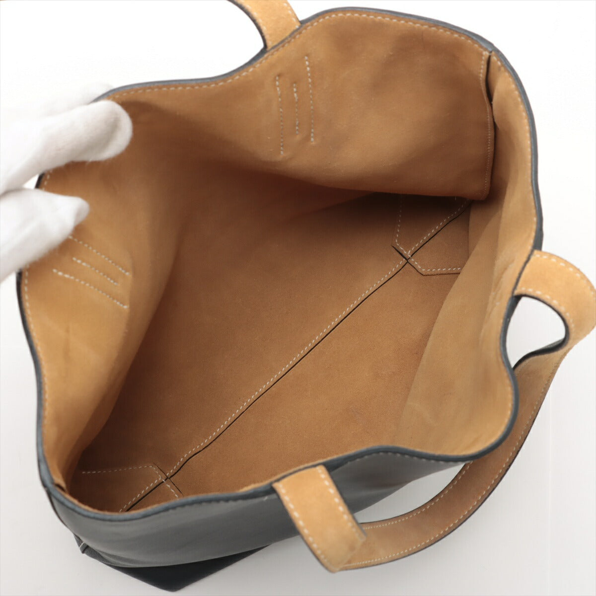 極美品 エルメス A 刻印 ドゥブルサンス 28 トート バッグ 肩掛け ショルダー ハンド レディース RRE CB30-4