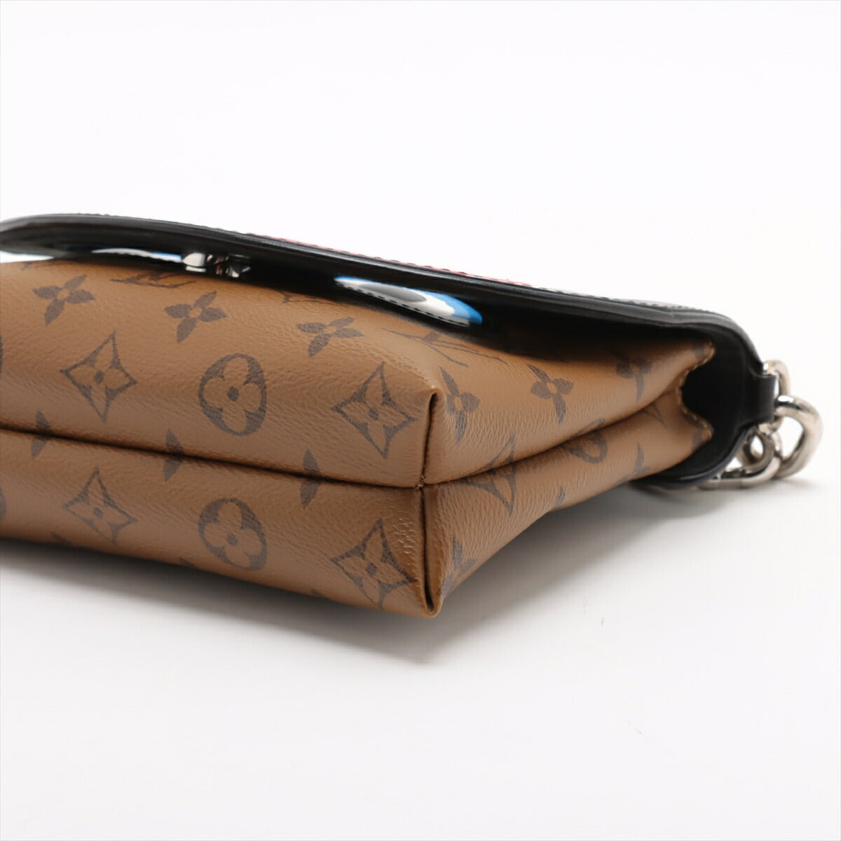 極美品 ルイヴィトン 山本寛斎 モノグラム ポシェット カブキ マスク M43532 ショルダーバッグ 斜め掛け レディース RRE CB30-7