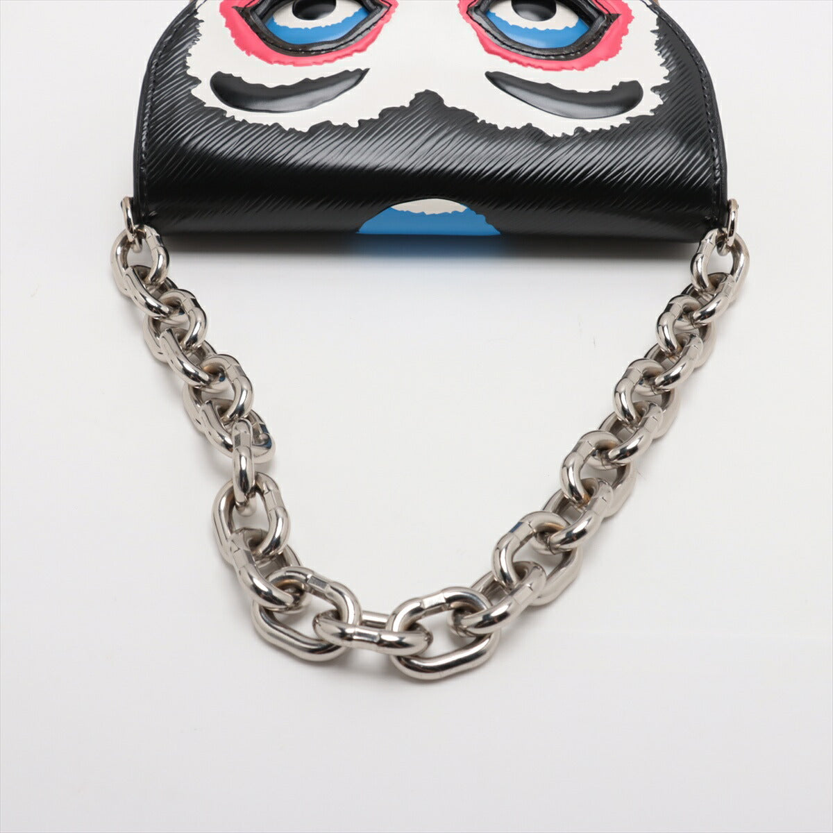 極美品 ルイヴィトン 山本寛斎 モノグラム ポシェット カブキ マスク M43532 ショルダーバッグ 斜め掛け レディース RRE CB30-7