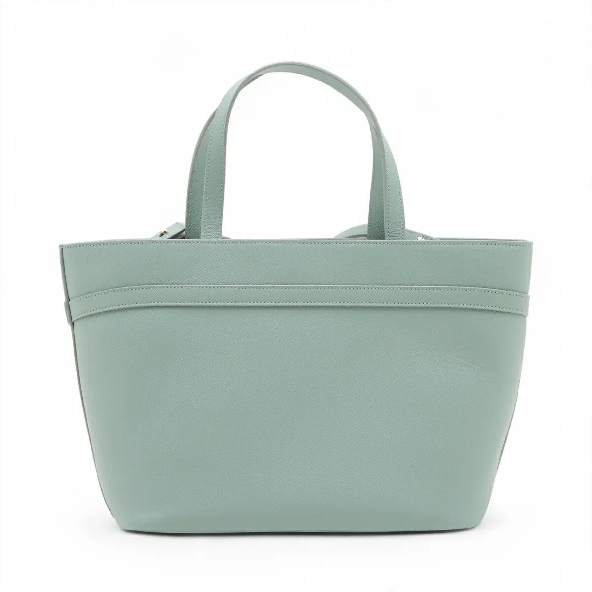 未使用 サルヴァトーレフェラガモ ヴァラ レザー 2WAY ハンドバッグ 斜め掛け ハンド ライトブルー レディース MMM CI50-21